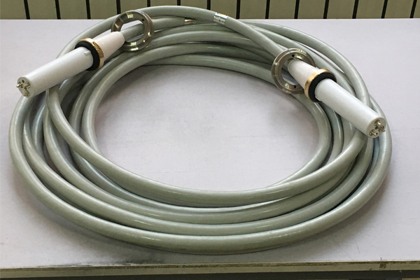 What are the protective materials for x ray high voltage cable